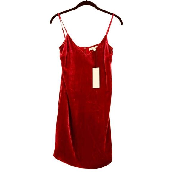 Elizabeth and James Sidney Frosted Dark Scorpio Velvet Cami Mini Dress NWT Sz 0 - Picture 2 of 9